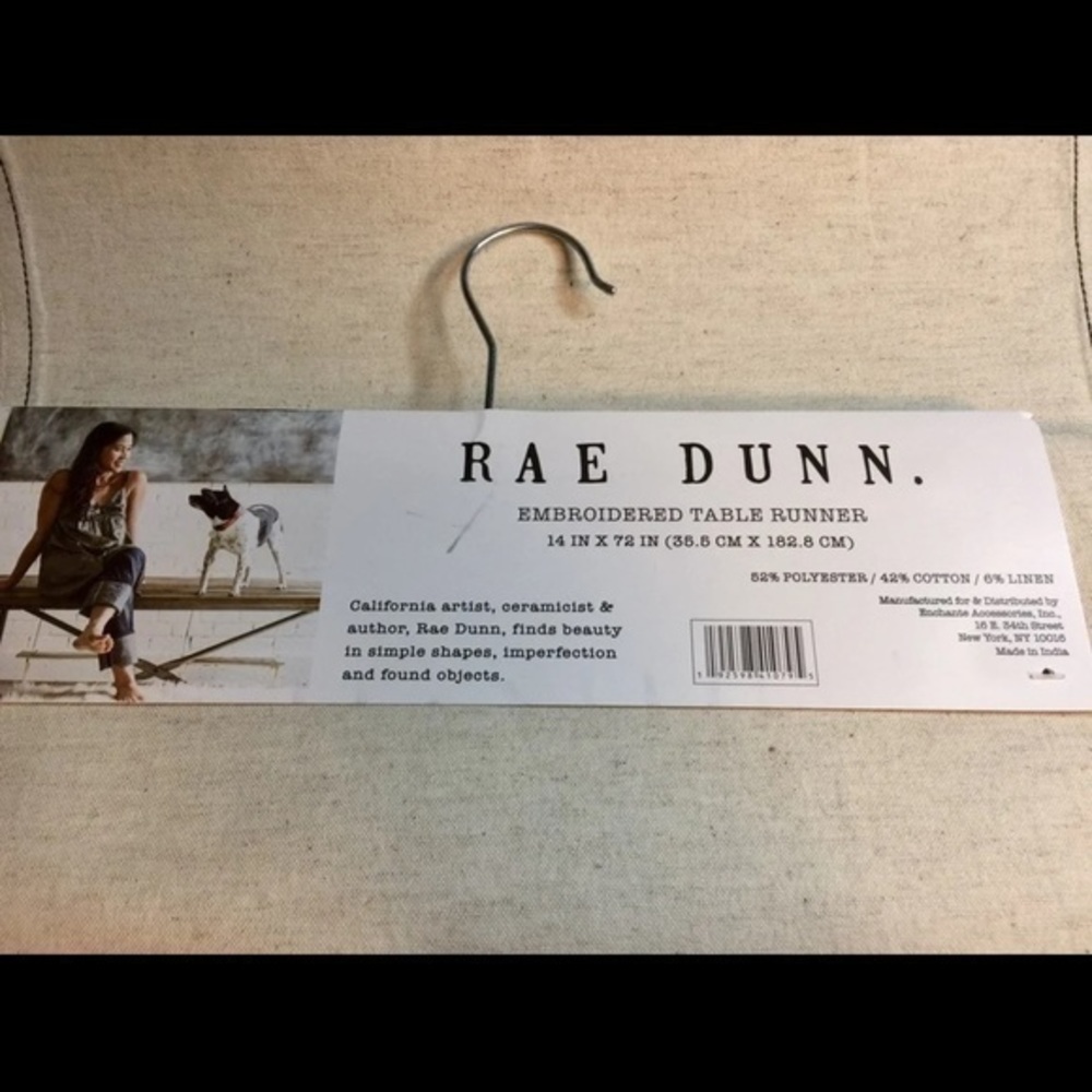 NWT Rae Dunn Table Runner - Picture 3 of 4
